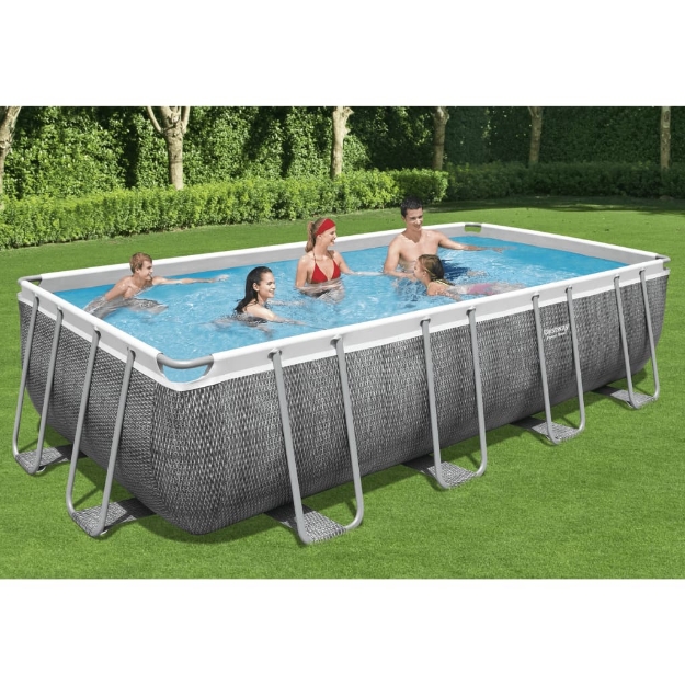 Bestway Power Steel Set Piscina Rettangolare 549x274x122 cm