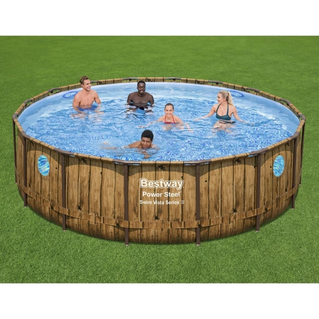 Bestway Set Piscina Power Steel 488x122 cm