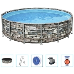 Bestway Set Piscina Power Steel 488x122 cm