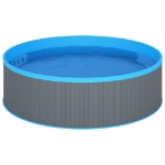 Piscina Fuori Terra 350x90 cm Grigio