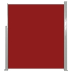 Tenda da Sole Laterale Retrattile 160 x 500 cm Rossa