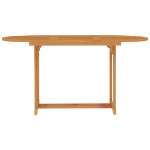 Set da Pranzo da Giardino 5 pz con Cuscini in Legno di Teak
