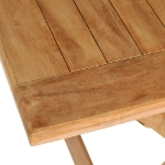 Set da Pranzo da Giardino 7 pz in Legno Massello di Teak