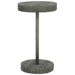 Set Bar da Giardino 3 pz in Polyrattan Grigio