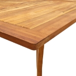 Set Mobili da Pranzo per Giardino 7 pz Marrone