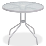 Set da Pranzo da Giardino 6 pz in Acciaio e Textilene Grigio