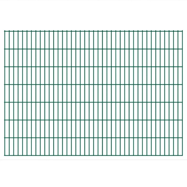 2D Pannelli Recinzione Giardino 2,008x1,43 m 4 m (Totale) Verde