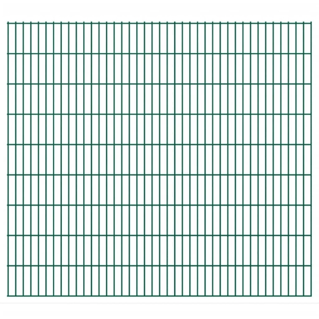 2D Pannelli Recinzione Giardino 2,008x1,83 m 22m (Totale) Verde