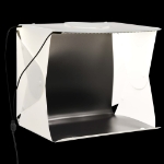 Light Box per Studio Foto a LED 40x34x37 cm in Plastica Bianco