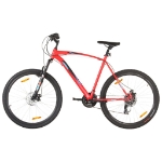 Mountain Bike 21 Speed 29" Ruote 58 cm Telaio Rosso