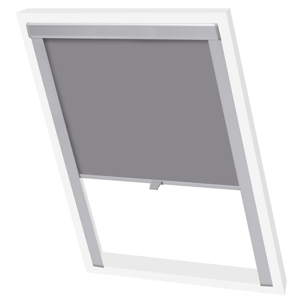 131263 Blackout Roller Blinds Grey 104