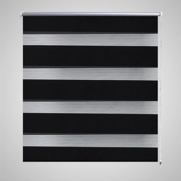 MiCasa Italia. Tenda a rullo oscurante zebra 100x175 nera
