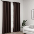 Tende Oscuranti con Ganci Effetto Lino 2 pz Talpa 140x245 cm