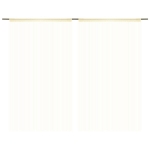 2 Pz Tende a Fili 100x250 cm Crema