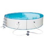 Bestway Piscina Hydrium Rotonda con Telaio in Acciaio 460x90 cm 56386