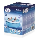 Bestway Set per Piscina Gonfiabile Fast Rotonda 244x66 cm 57265