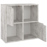 Libreria Calcestruzzo 60x27,5x59,5 cm in Truciolato