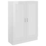 Libreria Bianco Lucido 82,5x30,5x115 cm in Truciolato