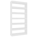 Libreria/Divisorio Bianco 100x30x198 cm in Legno Ingegnerizzato