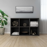 Libreria/Credenza Nera 66x30x97,8 cm in Truciolato