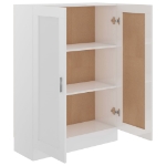 Libreria Bianco Lucido 82,5x30,5x115 cm in Truciolato