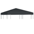 Copertura Superiore per Gazebo 310 g/m² 3x3 m Grigio