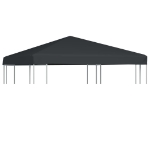 Copertura Superiore per Gazebo 310 g/m² 3x3 m Grigio