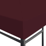 Copertura Superiore per Gazebo 310g/m² 3x3m Bordeaux