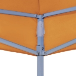 Tetto per Tendone per Feste 2x2 m Arancione 270 g/m²