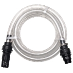 Tubo di Aspirazione con Connettori 7 m 22 mm Bianco