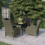 Set Mobili da Pranzo per Giardino 5 pz Marrone