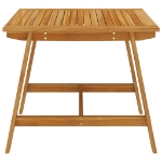 Set Mobili da Pranzo per Giardino 3 pz Grigio Chiaro