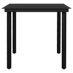 Set Mobili da Pranzo per Giardino 3 pz Grigio Chiaro