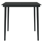 Set Mobili da Pranzo per Giardino 5 pz Grigio Scuro