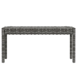 Set Divani da Giardino 6 pz con Cuscini in Polyrattan Grigio