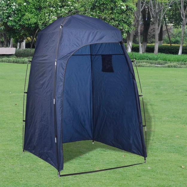 Tenda per doccia/Wc/cambio vestiti blu