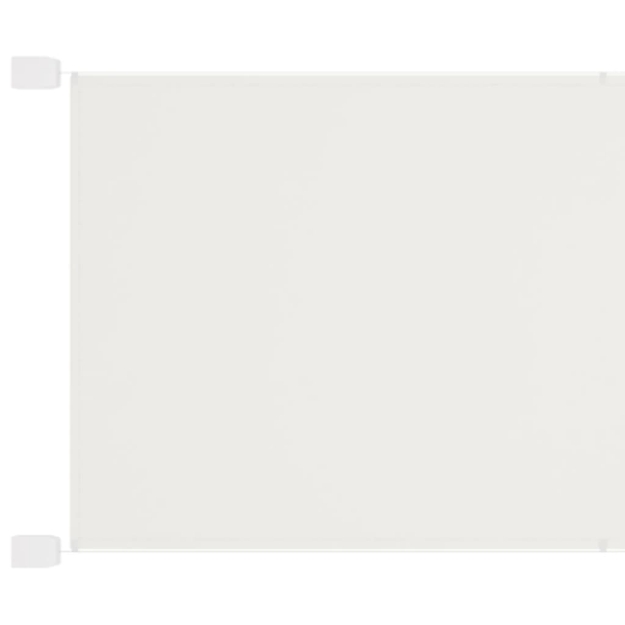 Paravento Verticale Bianco 100x360 cm Tessuto Oxford
