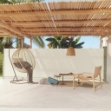 Tenda da Sole Laterale Retrattile per Patio 160x600 cm Crema
