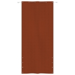 Paravento per Balcone Terracotta 120x240 cm in Tessuto Oxford