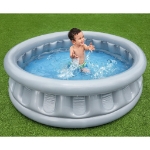 Bestway Piscina Space Ship Rotonda 152x43 cm Argento