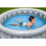 Bestway Piscina Space Ship Rotonda 152x43 cm Argento