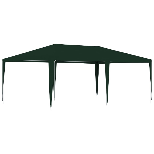 Gazebo Professionale 4x6 m Verde 90 g/m²