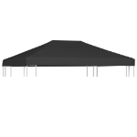 Copertura Superiore per Gazebo 310 g/m² 4x3m Grigia