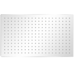 Soffione per Doccia a Pioggia 2 pz Acciaio Inossidabile 30x50cm