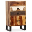Credenza in Legno Massello di Sheesham 50x30x86 cm