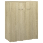 Credenza Rovere Sonoma 60x30x75 cm in Truciolato