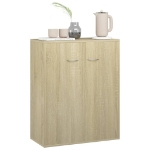 Credenza Rovere Sonoma 60x30x75 cm in Truciolato