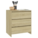 Credenza Rovere Sonoma 70x41x75 cm in Truciolato