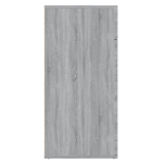 Credenza Grigio Sonoma 80x36x75 cm in Legno Multistrato