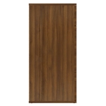 Credenza Rovere Marrone 80x36x75 cm in Legno Ingegnerizzato